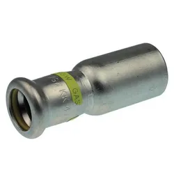 Logafix Edelstahl Gas Reduzierstück a/i 35x22 M-Presskontur