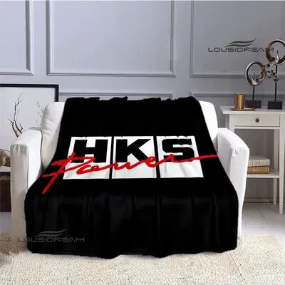 Shop Station HKS Racing Car Blanket Soft Flannel Throw Blanket For Couch, Bed & Car Enthusiast Gift e 39.37 59.06 In