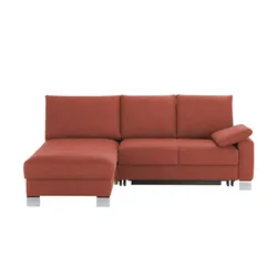 Ecksofa  Fürth ¦ rot ¦ Maße (cm): B: 218 H: 90 T: 180.0