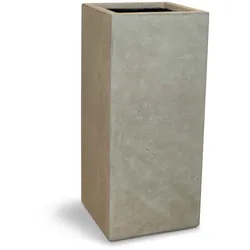 Roccastone moderne Pflanzsäule aus Beton 35 x 80 cm natur beton