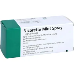 Nicorette Mint Spray 1mg/ Sprühstoß  2 St Spray
