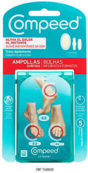 Compeed Sortido de Pensos para Bolhas 5 un