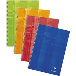 Clairefontaine, Heft + Block, Notizheft Matris, 50 Blatt, A4, 5 mm kariert, assortiert (A4, Kariert)