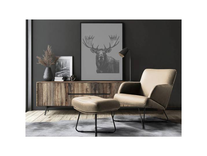 Livetastic Sesselset, Hellgrau, Metall, Echtleder, Semi-Anilinleder, 67x87x74 cm, Lederauswahl, Wohnzimmer, Sessel, Sonstige Sessel