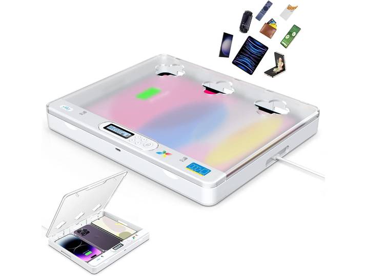 Boîte de verrouillage à minuterie pour iPad/iPhone/Boîte de verrouillage portable pour tablette/téléphone pliable/manette/télécommandes de télévision/Boîte de rangement pour téléphone pour aider les