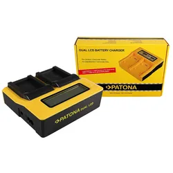 PATONA Dual LCD USB Ladegerät für Oregon ICP103446 Scientific ATC9K