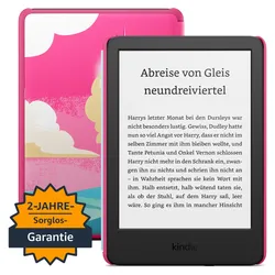 Amazon Kindle Kids (2022), Einhorntal-Design Mit Zugriff auf über tausend Bücher, Hülle und 2 Jahren Sorglos-Garantie
