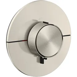 hansgrohe AXOR ShowerSelect ID Thermostat, Highflow, Unterputz, rund, 36759800, Farbe: Edelstahl-Optik