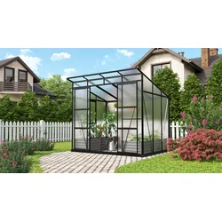Vitavia Aktionsangebot (inkl. 100 Euro Zubehör): Gewächshaus "Freya 5900",schwarz,5,9 m2