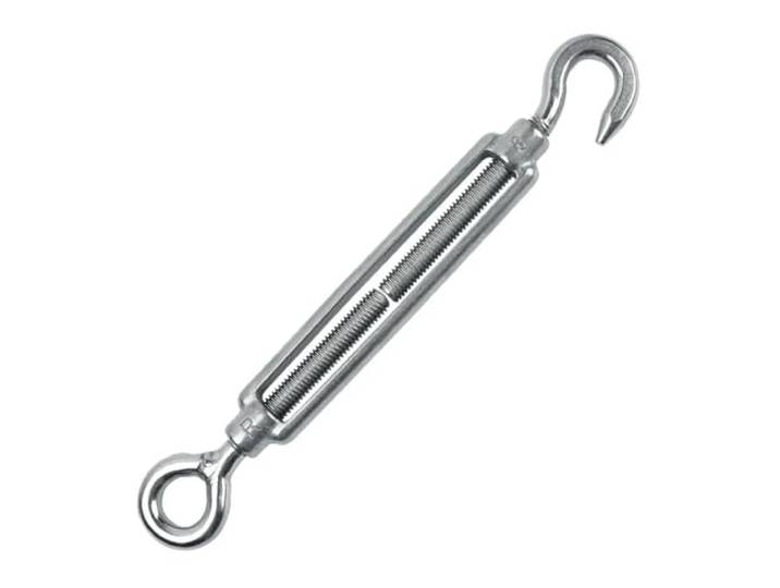 Edelstahl-Spanner, 2Pcs 304 Einstellen Kette Rigging Bolzen Haken M4 M5 M6(M6)