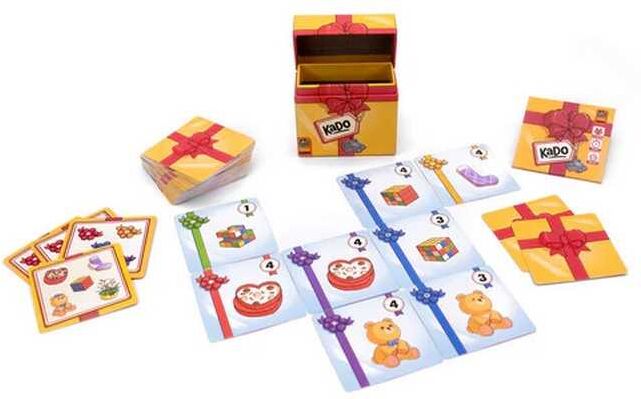 Kado Compact Card Game for Gift Arrangement and Scoring Points by Pandasaurus