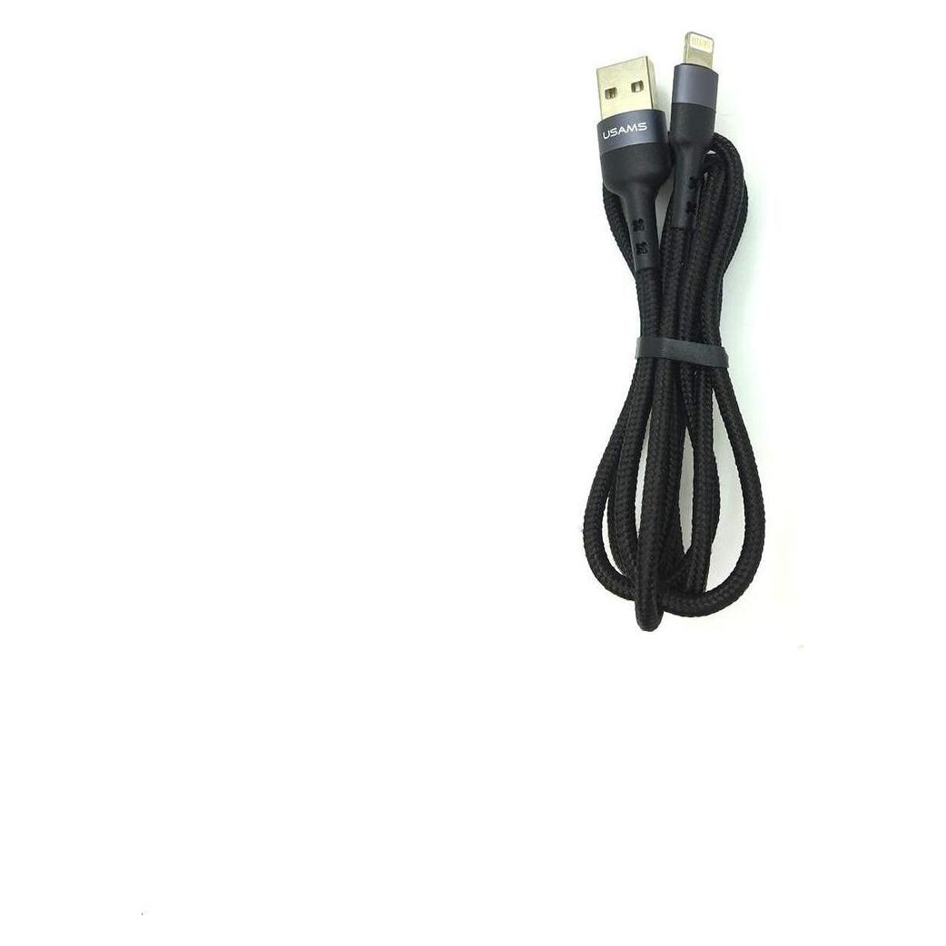Usams USB USB-A - Lightning cable 1 m Black (1 m, USB 2.0) (SJ311USB01/SJ311IP01)