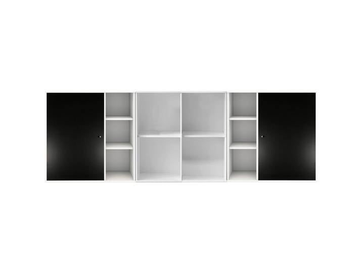 Sideboard Mister Weiss, Schwarz Holzwerkstoff B 207 H 69 cm - Sideboard