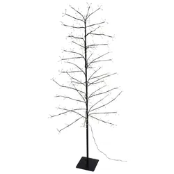 LED Baum mit Beeren - Weihnachtsbeleuchtung 480 LED 180 cm Lichterbaum Warmweiß innen & außen