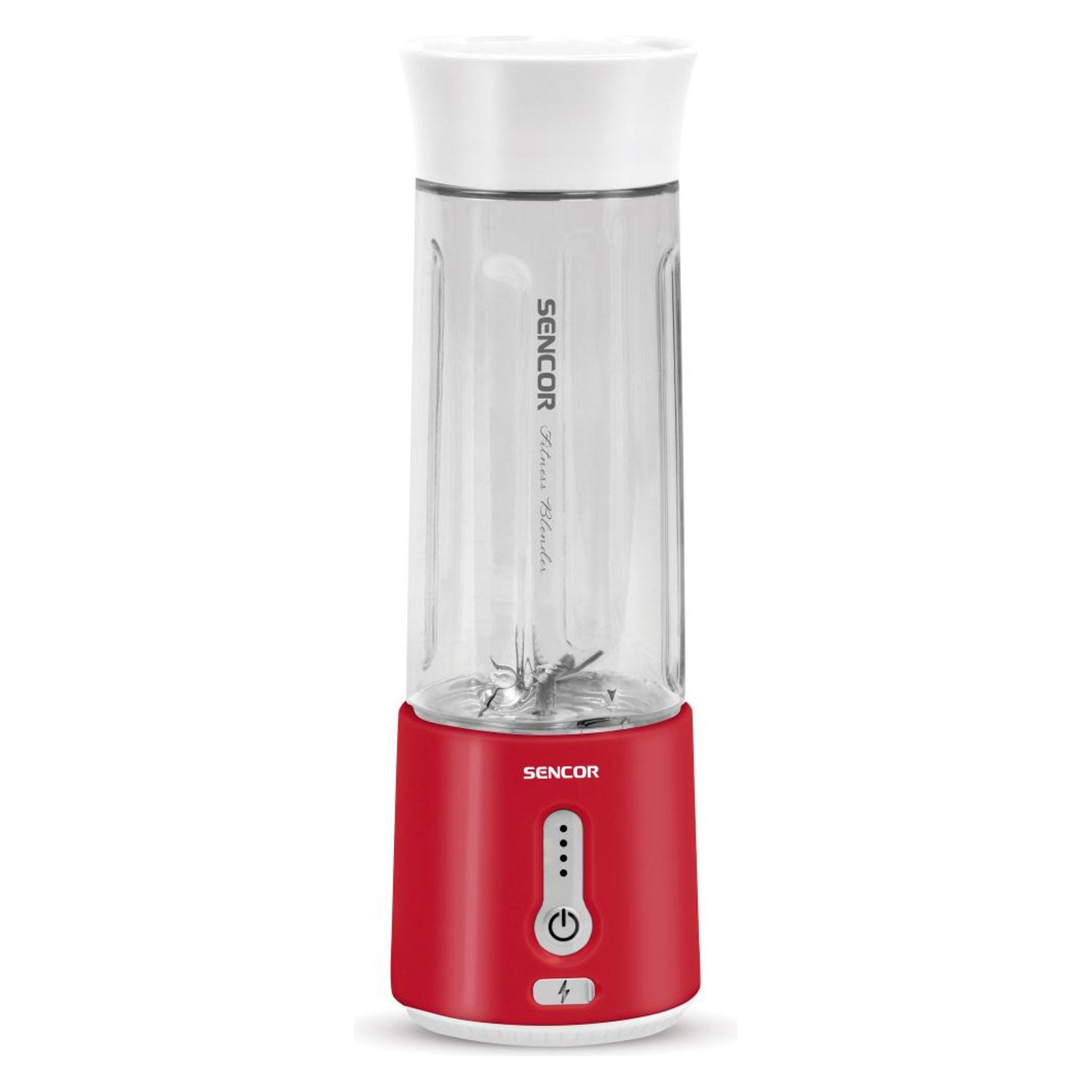 Sencor SBL 133OR rot / Tragbarer Smoothie-Mixer / 150 W / Integrierter Akku / 500 ml (150 W) (8590669361427)