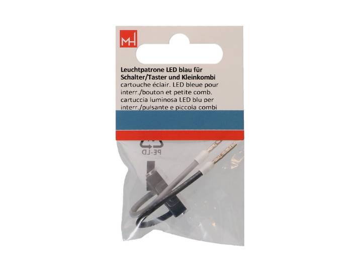 Max Hauri Leuchtpatrone LED blau für Schalter/Taster und Kleinkombi