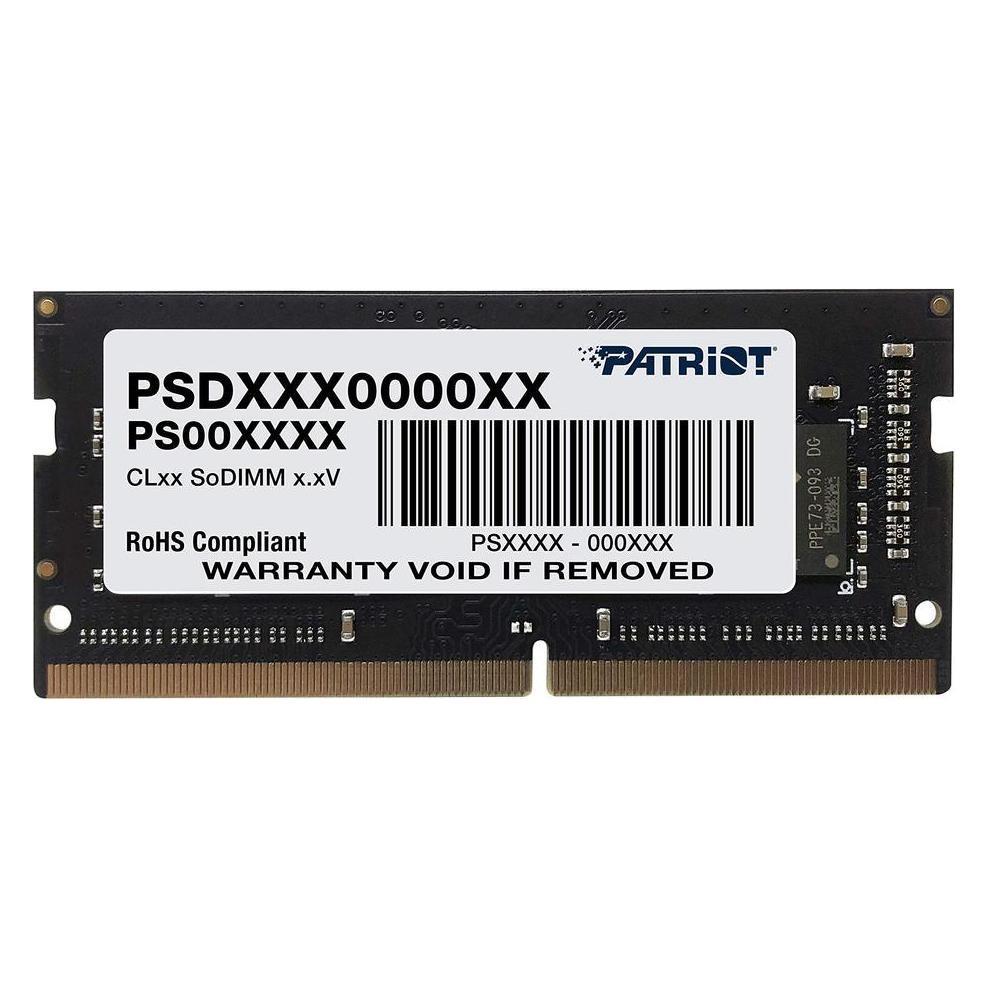 Patriot Signature PAT (1 x 8GB, 2400 MHz, DDR4-RAM, SO-DIMM) (PSD48G240081S)