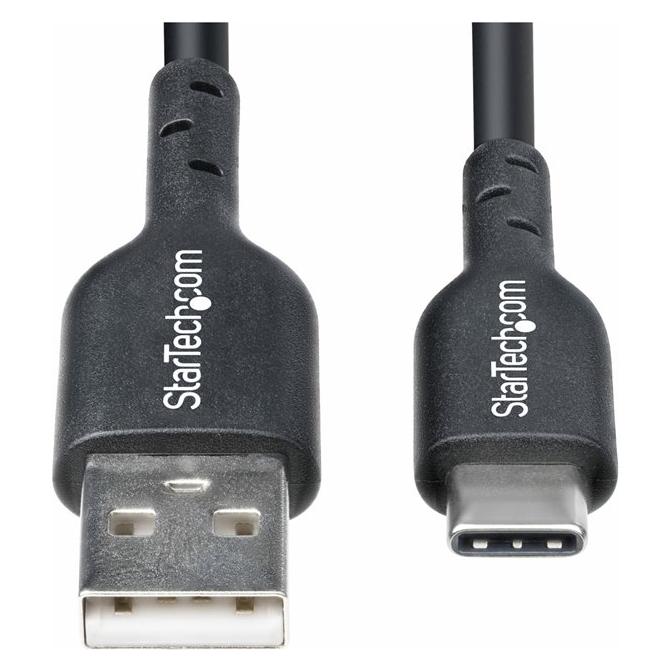 StarTech Cable USB-A to USB-C 2m Black (2 m, USB 2.0, 15 W) (USB2AC2MNC)