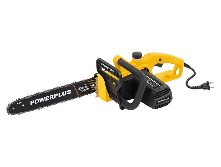 Tronçonneuse Powerplus 2000w Puissance Et Maniabilité Pour L'entretien Extérieur. - Powerplus
