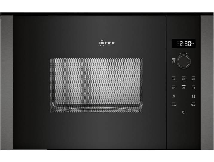 NEFF Einbau-Mikrowelle HLAWD23G0, Mikrowelle, 20 l, Seitliche Drehtür für Hocheinbau & schnelle Easy Clean-Reinigung