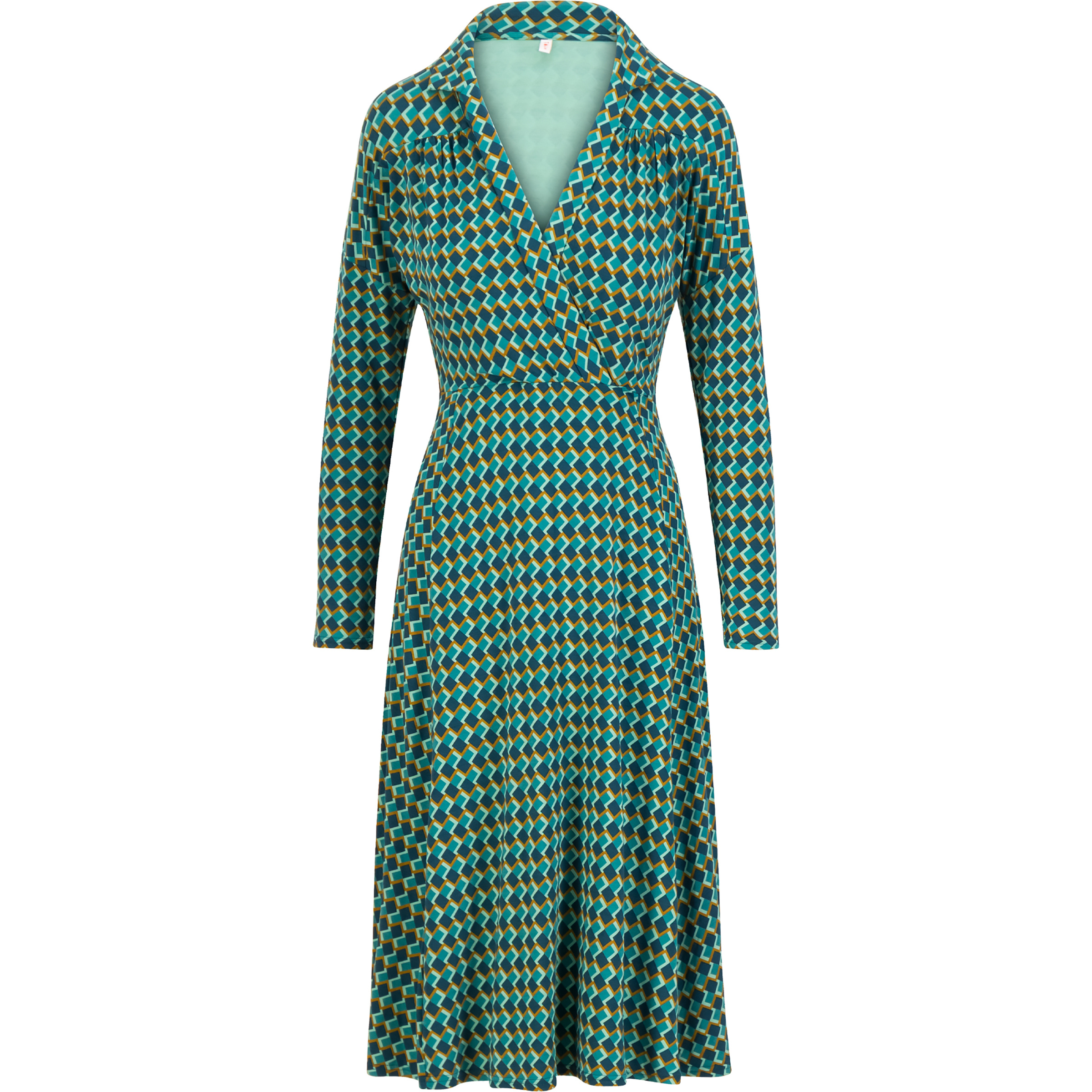 Blutsgeschwister Hédoniste Libre Kleid Damen Kleider tuerkis Größe L Lifestyle Elastisch
