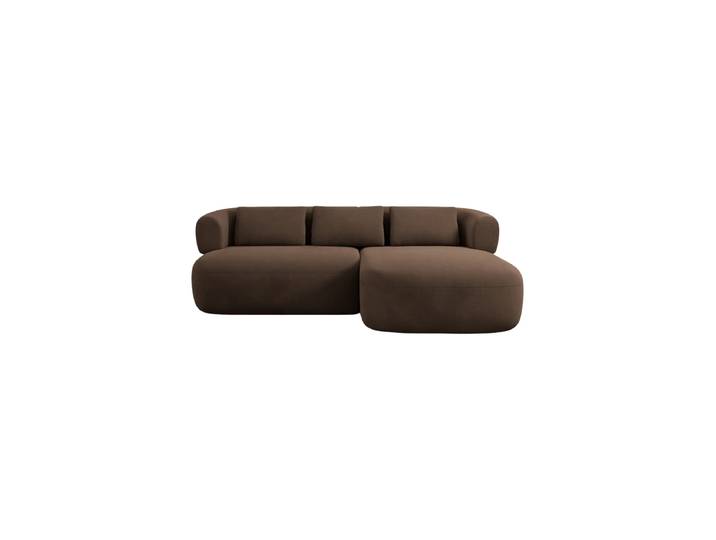3-Sitzer Design Ecksofa Estro Samt Chocolat chosen by Bloomingloft