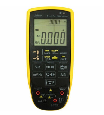 InLine Multimeter mit Touch-Pad und beleuchtetem Display CAT III / IV (43127)