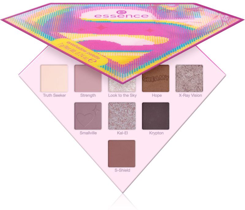 essence Superman eyeshadow palette shade 01 Find your power 7 g