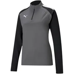 PUMA teamLIGA 1/4-Zip Trainings-Top Damen 13 - smoked pearl/puma white XS