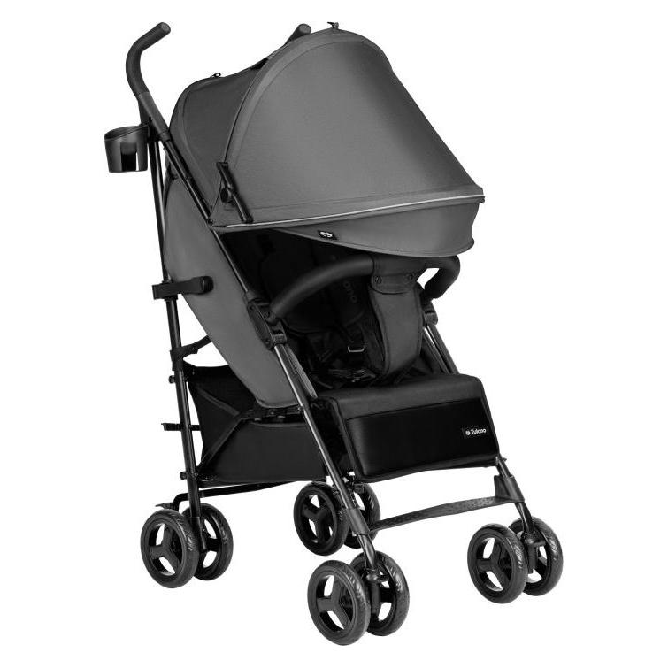Tulano Kinderwagen Davos 35 Grau-Schwarz (0 Monate - 4 Jahre) (TN-DAVOS 35 GREY-BLACK)