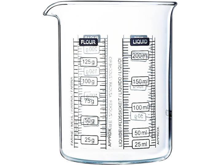 Pyrex Messbecher Kitchen Lab transparent Glas 0.25 l