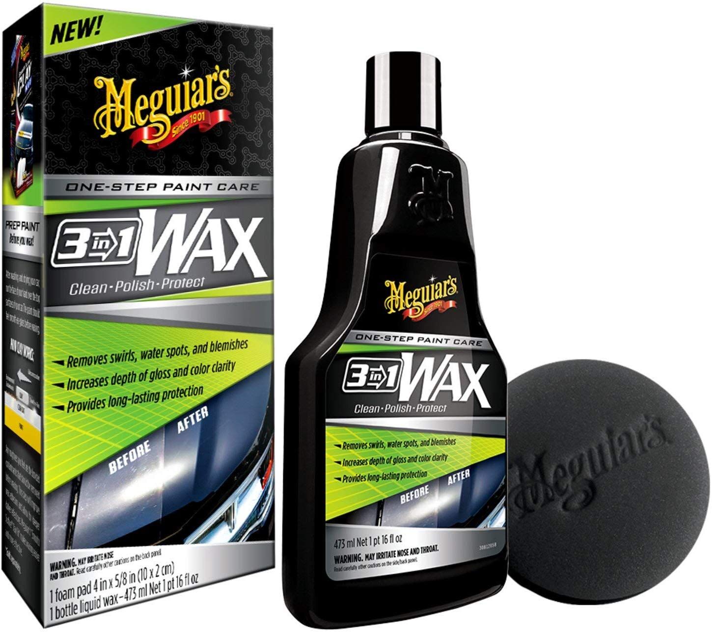 Meguiars Lackversiegelung 3-In-1 Wax (473 Ml) G191016eu 0.473l