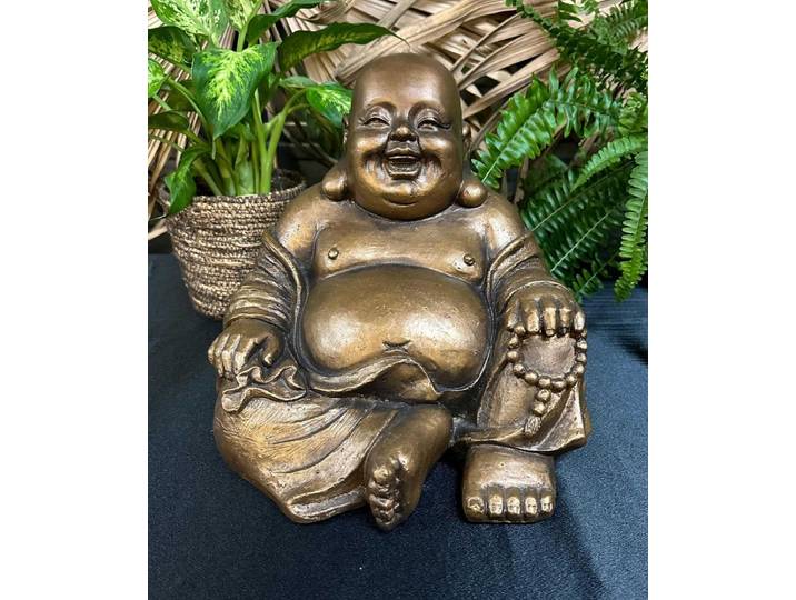 Boeddha beeld Limited Bronzen Dikbuik Boeddha beeld - 26 cm Hoog