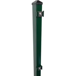 Fa-Bausysteme Zaunpfosten Moosgrün Klemmplättchen Höhe: 630 mm