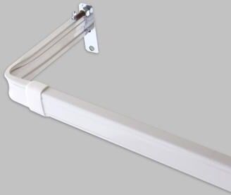 InStyleDesign Adjustable Lockseam Curtain Rod with 3-inch Clearance