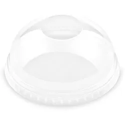 Domdeckel (rPET) für Becher Ø95mm