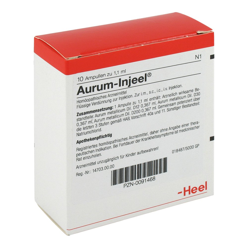 Biologische Heilmittel Heel GmbH Aurum Injeel Ampullen 00091468