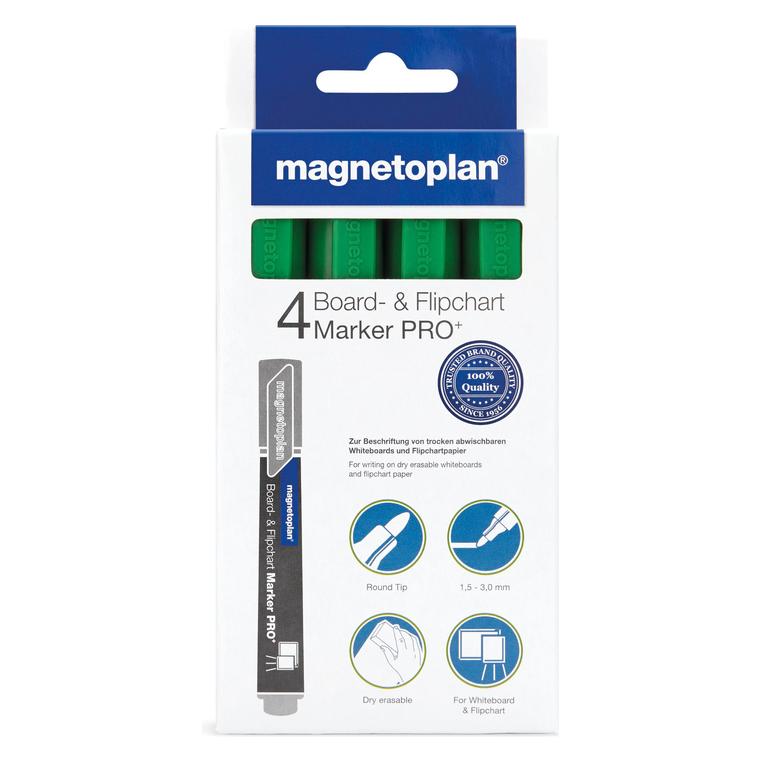 Magnetoplan Board- und Flipchartmarker (4x) (1228105)