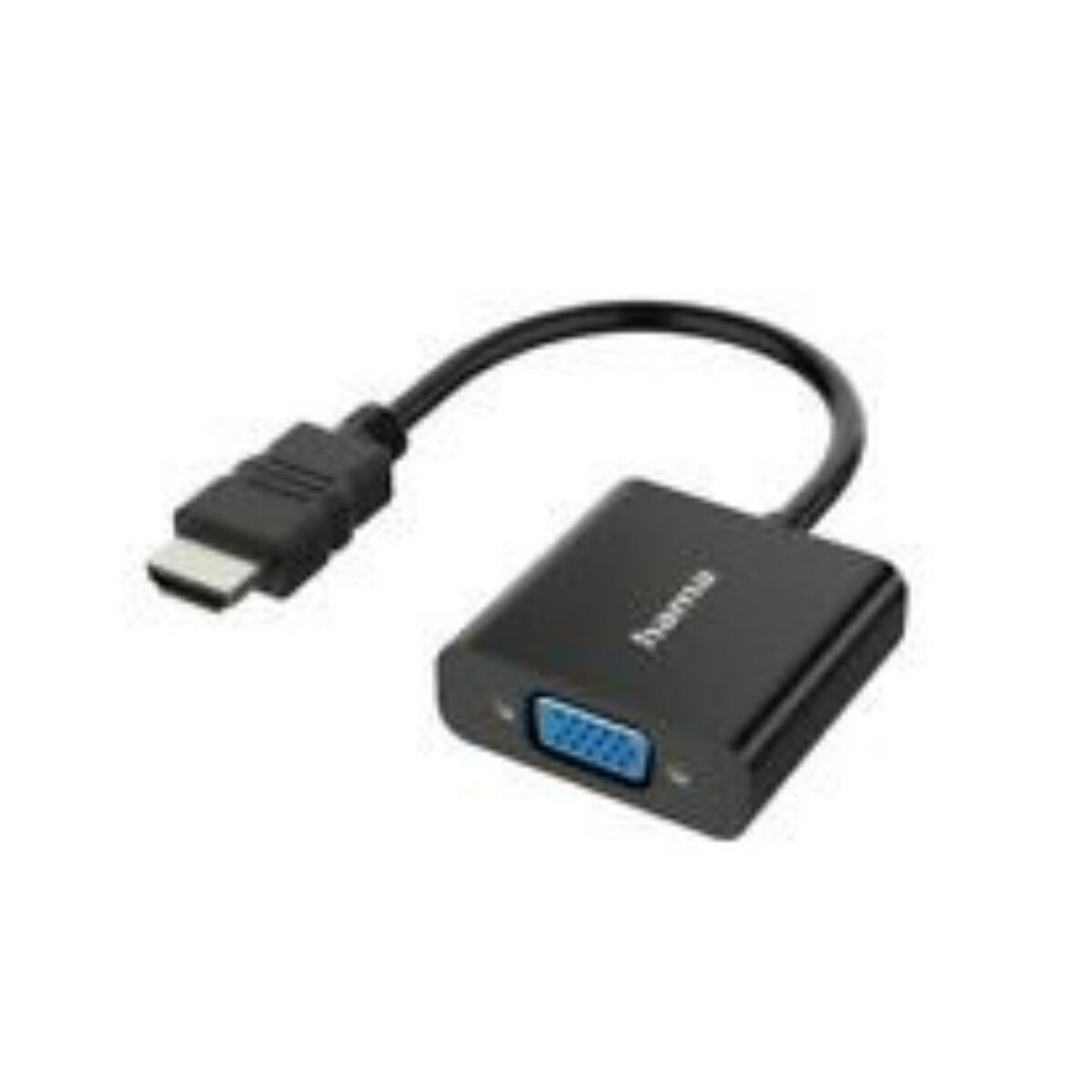 Hama HDMI naar VGA kabel, mannelijk naar mannelijk, zwart, 0,15 m