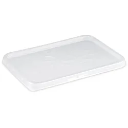 Deckel (PP) klar für Rechteckschale 186 x 133 mm