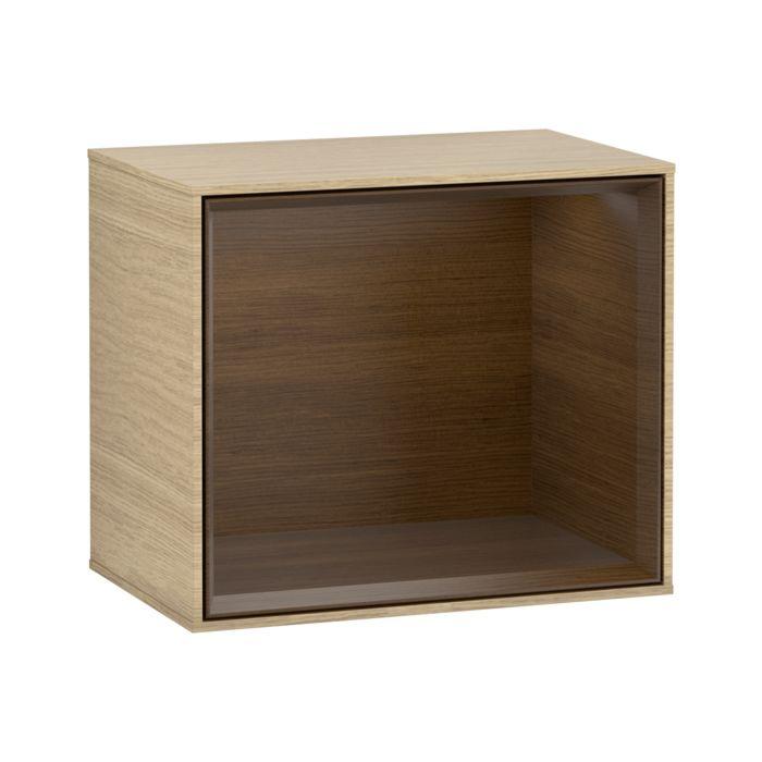 Villeroy und Boch Finion Regalmodul FD10GNPC 41,8x35,6x27cm, Regal Walnut Veneer, Oak Veneer