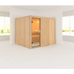 Karibu Sauna Gobin-ohne Ofen-Ohne Dachkranz