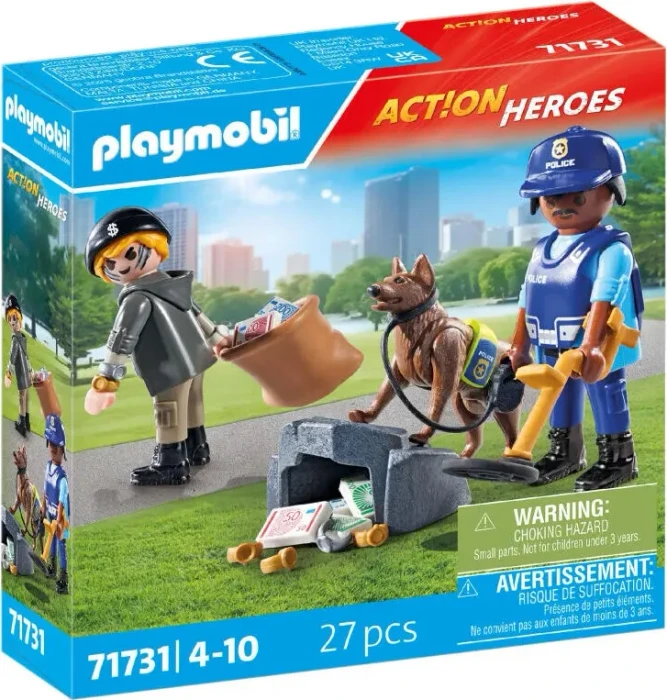Playmobil 71731 Polizeifahndung mit Hund