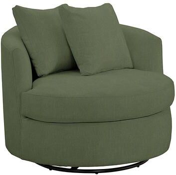 Santa Clara Outdoor Swivel Chair - Canvas Fern - Ballard Designs