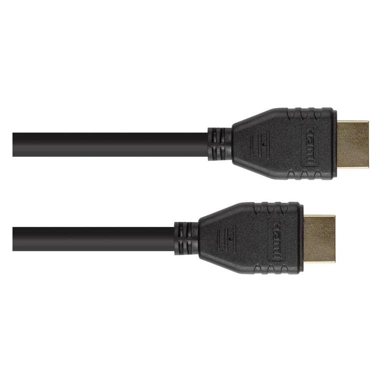 Good Connections Ultra-High-Speed HDMI 2.1 Kabel, 8K UHD-2 / 4K UHD, vergoldete Kontakte, CU, schwarz, 0,5m, Good Co (0.50 m) (4521-005)