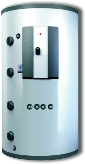 Wolf Bsp Schichtenspeicher 8615713 ohne Wärmetauscher, 915 l, silber