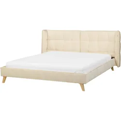 POLSTERBETT mit Lattenrost 160x200 cm Beige Senlis