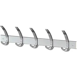 Kerkmann Wandgarderobe public alusilber 65,0 x 17,0 cm 15 Haken