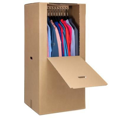 KK Verpackungen 35 Kleiderbox Kleiderkarton Kleiderschachtel Box für Kleidung