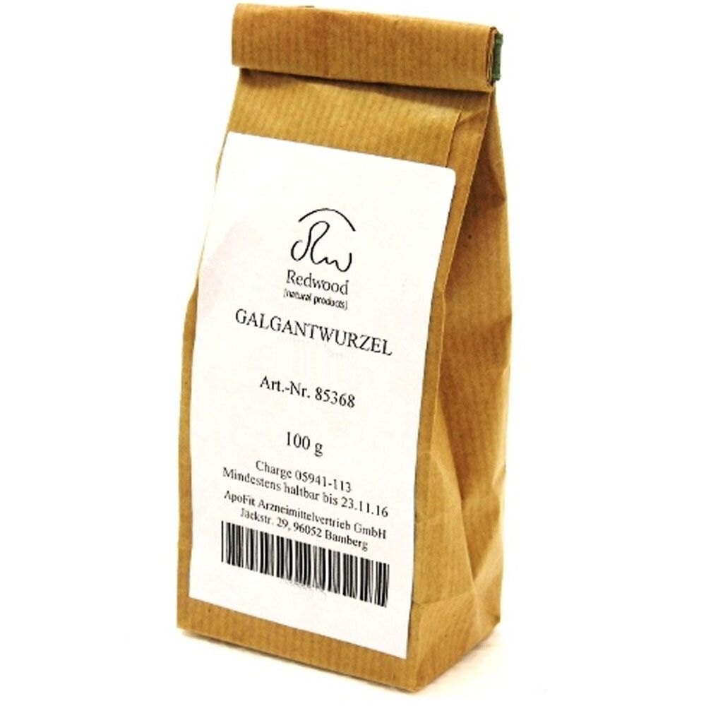 Galgantwurzel geschnitten 100 g Pulver